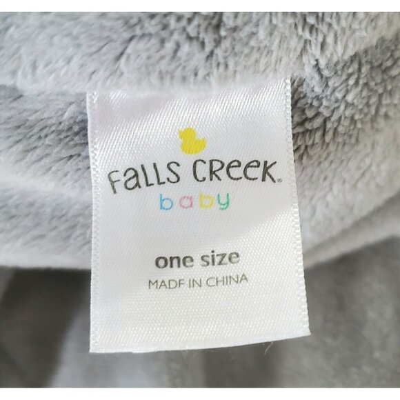 Baby Elephant Lovey Security Blanket Rattle Binkie Plush Polka Dot White Gray - Picture 6 of 6